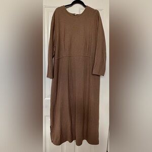 J. Jill Long Sleeve Brown Dress 3X